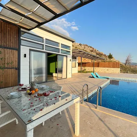 With Sea View And Pool For 2 People In Antalya, - Awz 114 Villa Kaş