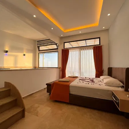 With Sea View And Pool For 2 People In Antalya, - Awz 114 Villa Kaş